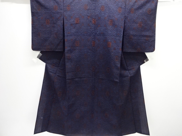 JAPANESE KIMONO / ANTIQUE HITOE KIMONO / TAISHO ROMAN STYLE / SILK / 